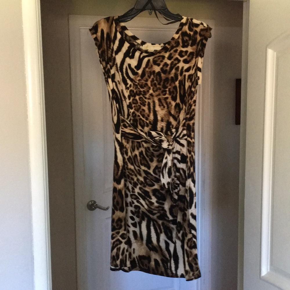 MICHAEL by MICHAEL KORS Animal Print Jersey Dress